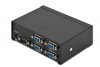 Digitus Rozdzielacz/Splitter VGA 4-portowy, 500MHz 2048x1536p 60Hz QXGA